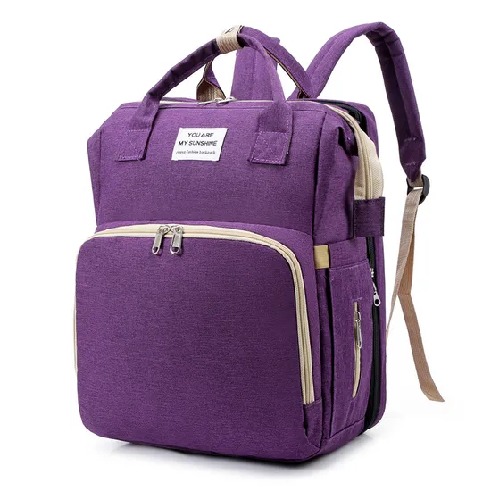 Mochila para fraldas impermeável Oxford Fashion Mummy Baby Bag