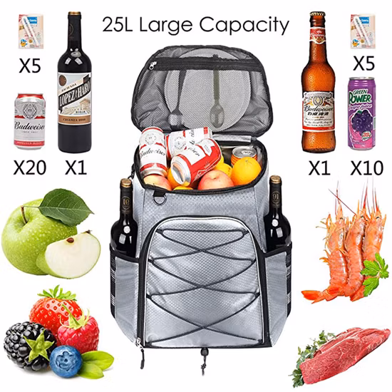 Personalização Mochila térmica isolada de grande capacidade para motocicleta